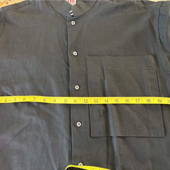 Men’s Vintage Studio Ferrè linen shirt - Picture 9 of 9